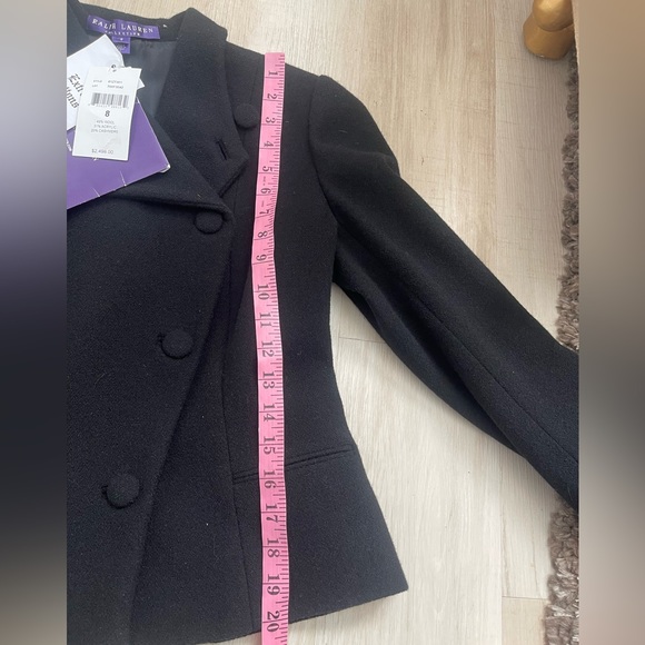 NEW RALPH LAUREN PURPLE COLLECTION CASHMERE WOOL BLEND JACKET 8 - Picture 6 of 6